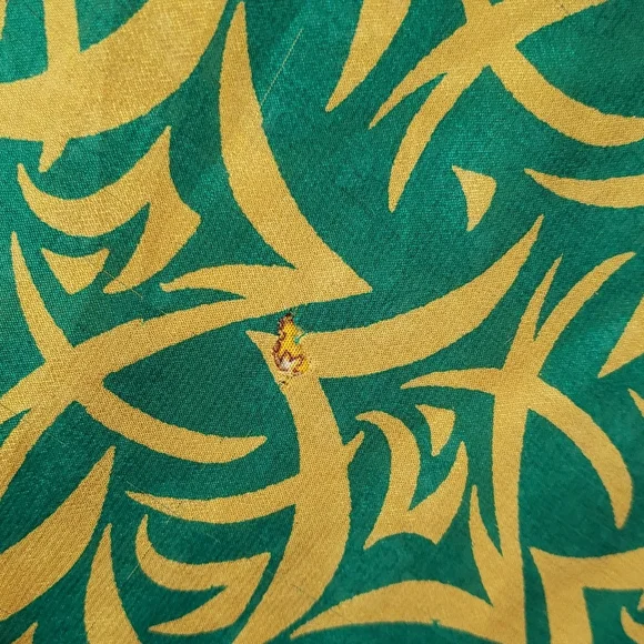 Darn Good Yarn Sari Silk Wrap Skirt Ankle Goddess - Picture 11 of 16